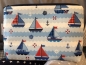 Preview: Windeltasche Segelbote blau