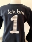 Preview: Geburtstags T-Shirt "Ich bin" dunkelblau