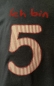 Preview: Geburtstags T-Shirt "Ich bin" dunkelblau/rot