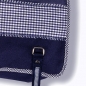 Preview: Canvas Umhängetasche navy mit Applikation