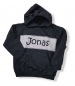 Preview: Kapuzen Sweatshirt mit Namen ab 4 Jahre