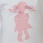 Preview: T-Shirt  Mädchen mit Zöpfen