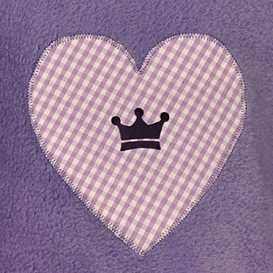 Tunikakleid Lila mit Applikationen