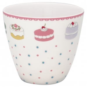GreenGate Latte Cup Madelyn white