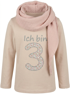 Geburtstags T-Shirt "Ich bin" Altrosa