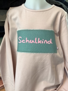T-Shirt "Schulkind" altrosa