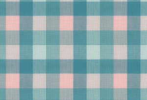 Westfalenstoffe Webstoff Karo rosa-blau Prinzessin