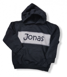 Preview: Kapuzen Sweatshirt mit Namen ab 4 Jahre