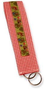 Schlüsselband rot Rehlein