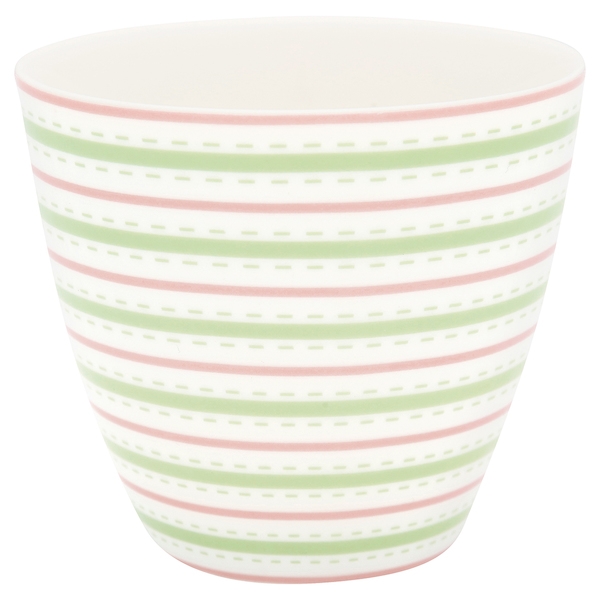 GreenGate Latte Cup Ansley  white