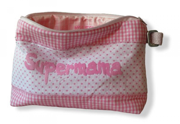 Kosmetiktasche Supermama