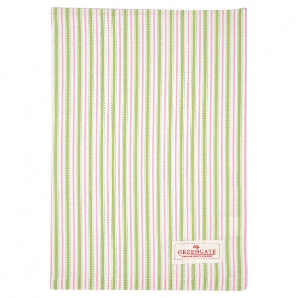 Greengate Geschirrtuch Sari white