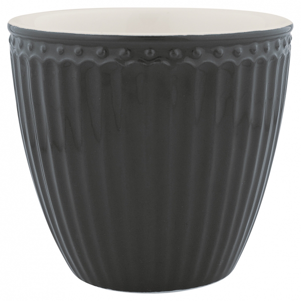 GreenGate Latte Cup Alice Dark Grey