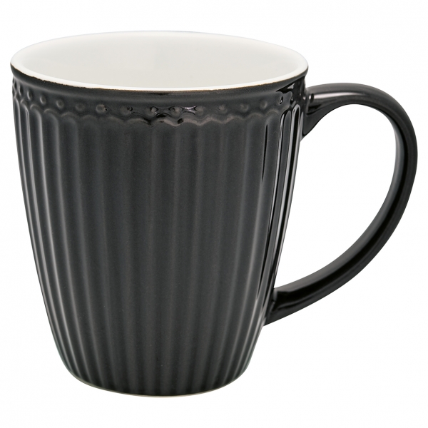 GreenGate Mug Alice Dark Grey