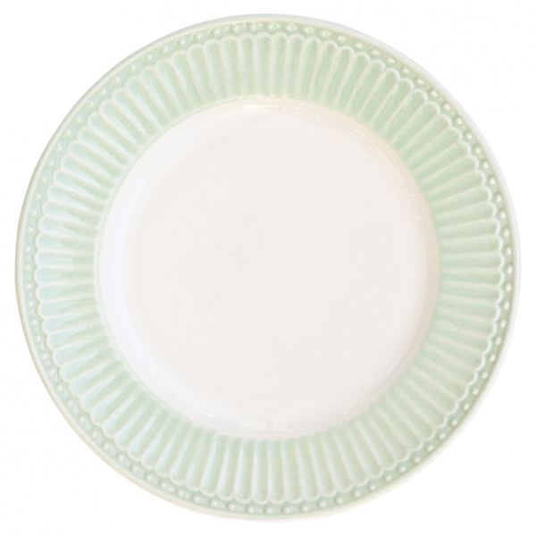 GreenGate Plate / Dinner Plate Alice Pale Green