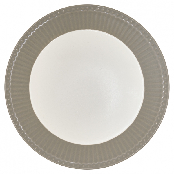 GreenGate Plate / Dinner Plate Alice Warm Grey