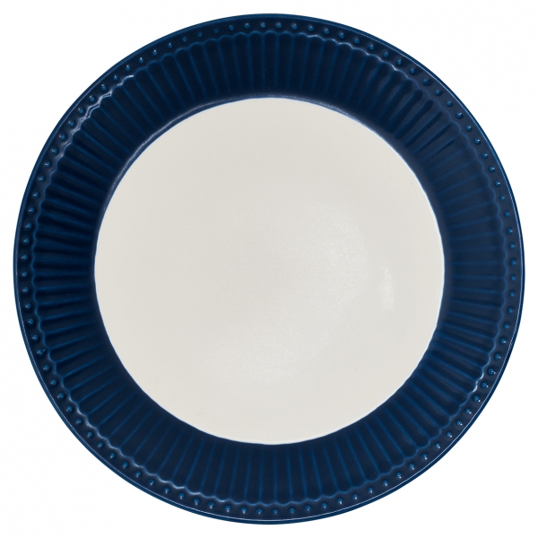 GreenGate Plate / Dinner Plate Alice Dark Blue