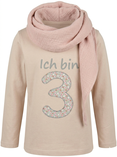 Geburtstags T-Shirt "Ich bin" Altrosa