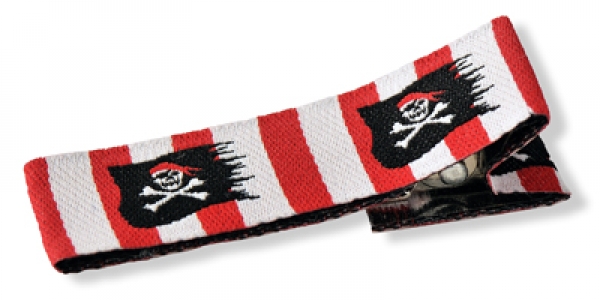 Webband Haarclip Piratenfahne
