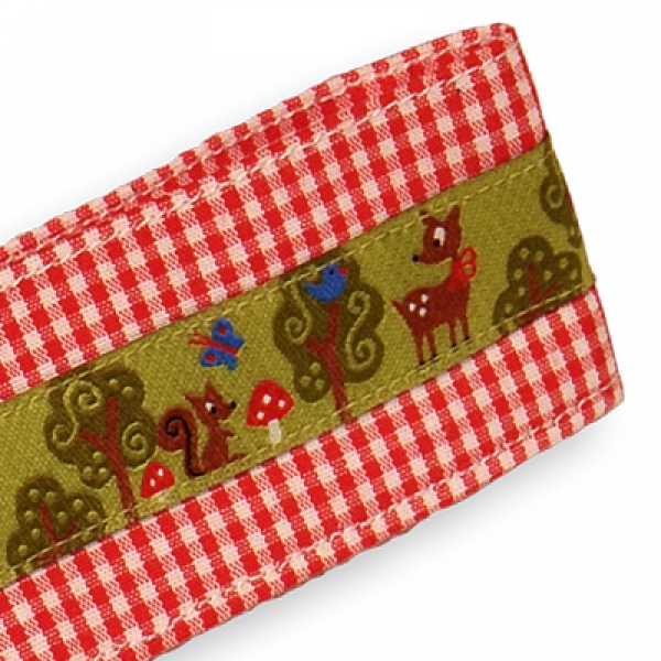 Schlüsselband rot Rehlein