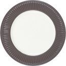 GreenGate Plate / Dinner Plate Alice Dark Chocolate
