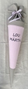 Schultüte Rosa / Taupe