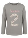 Geburtstags T-Shirt "Ich bin" Grau Blumenwiese