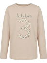 Geburtstags T-Shirt "Ich bin" Altrosa Blumenwiese