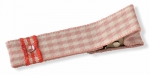 Webband Haarclip rosa Karo 2