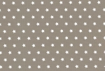 Westfalenstoffe Druckstoff Sterne Taupe